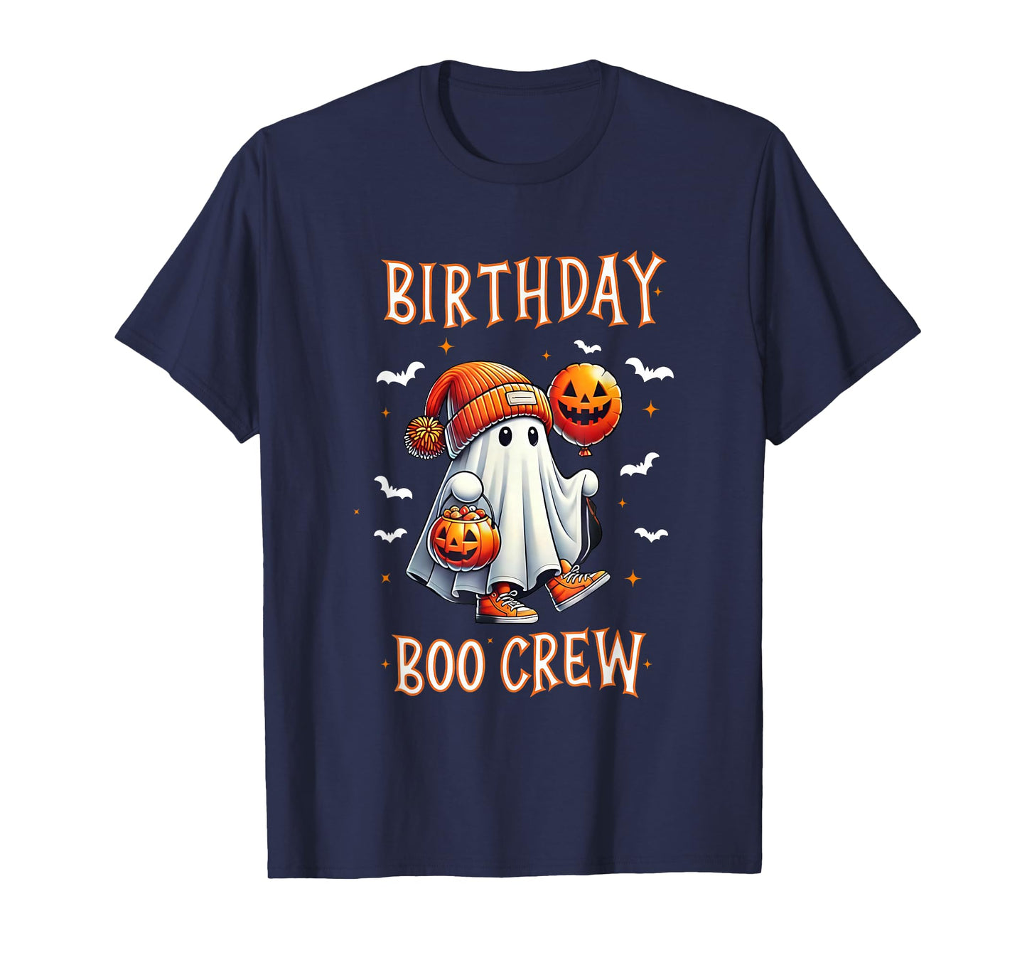 Birthday Boo Crew Funny Halloween Birthday Party Kids T-Shirt