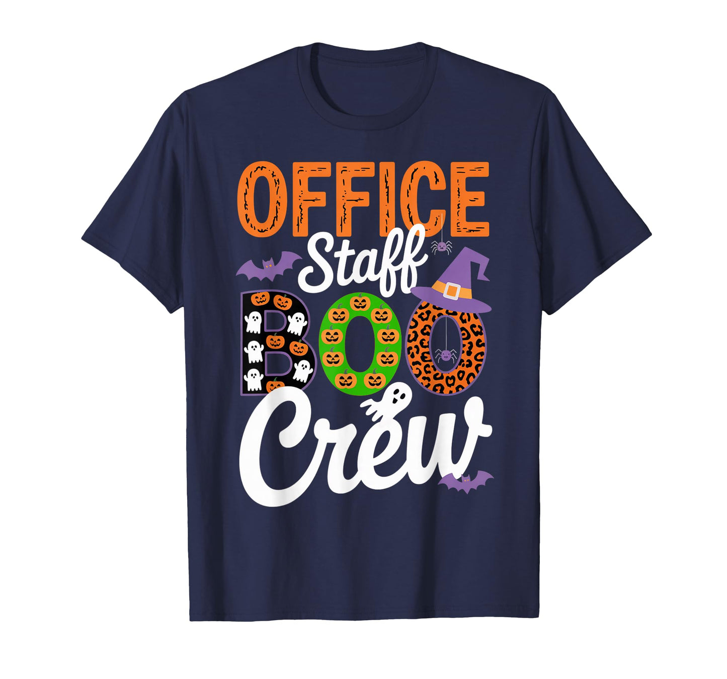 Office Staff Boo Crew Medical School Data Entry T-Shirt