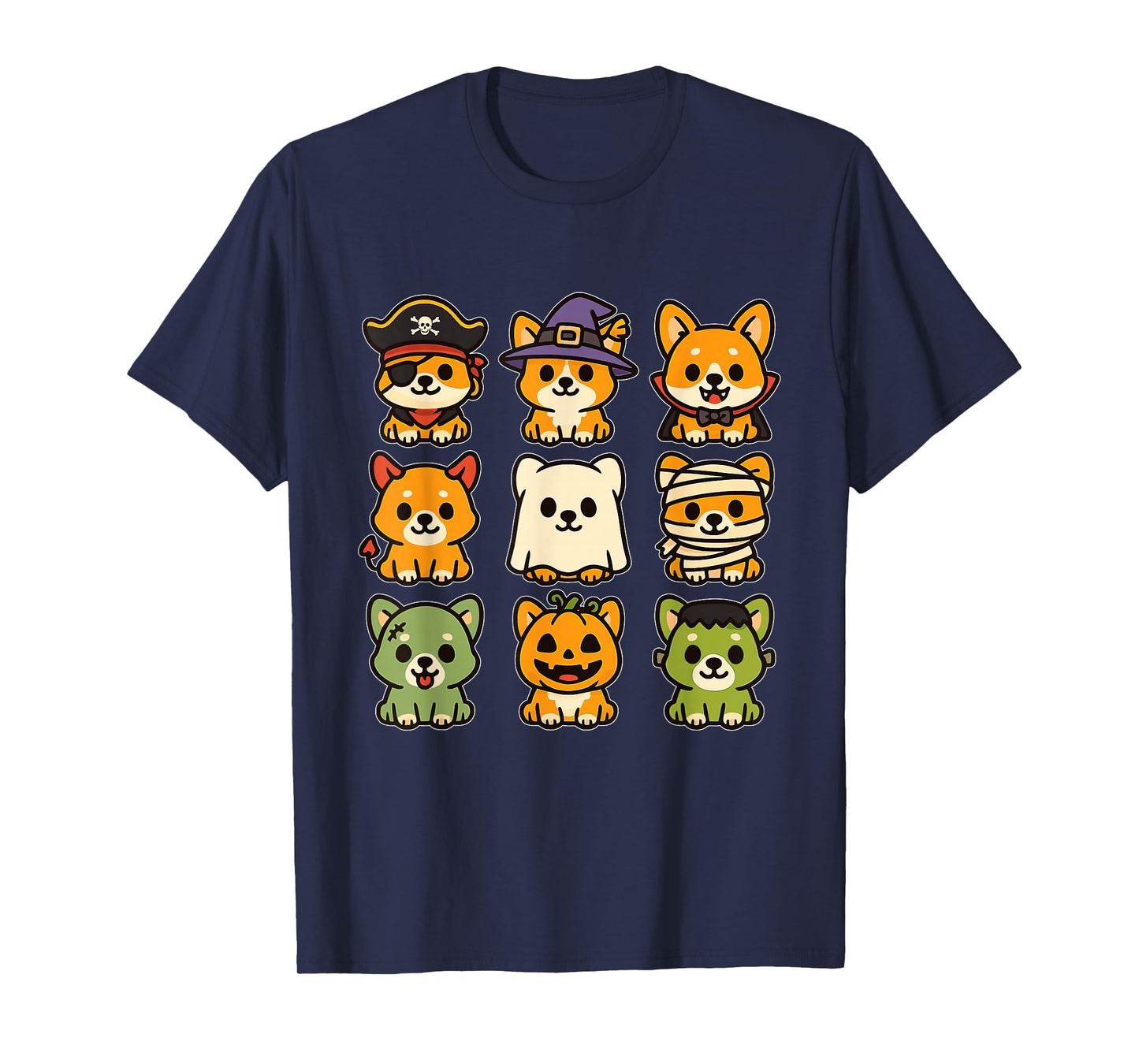 Halloween Corgi Costumes Trick Or Treat Outfit Welsh Corgi T-Shirt