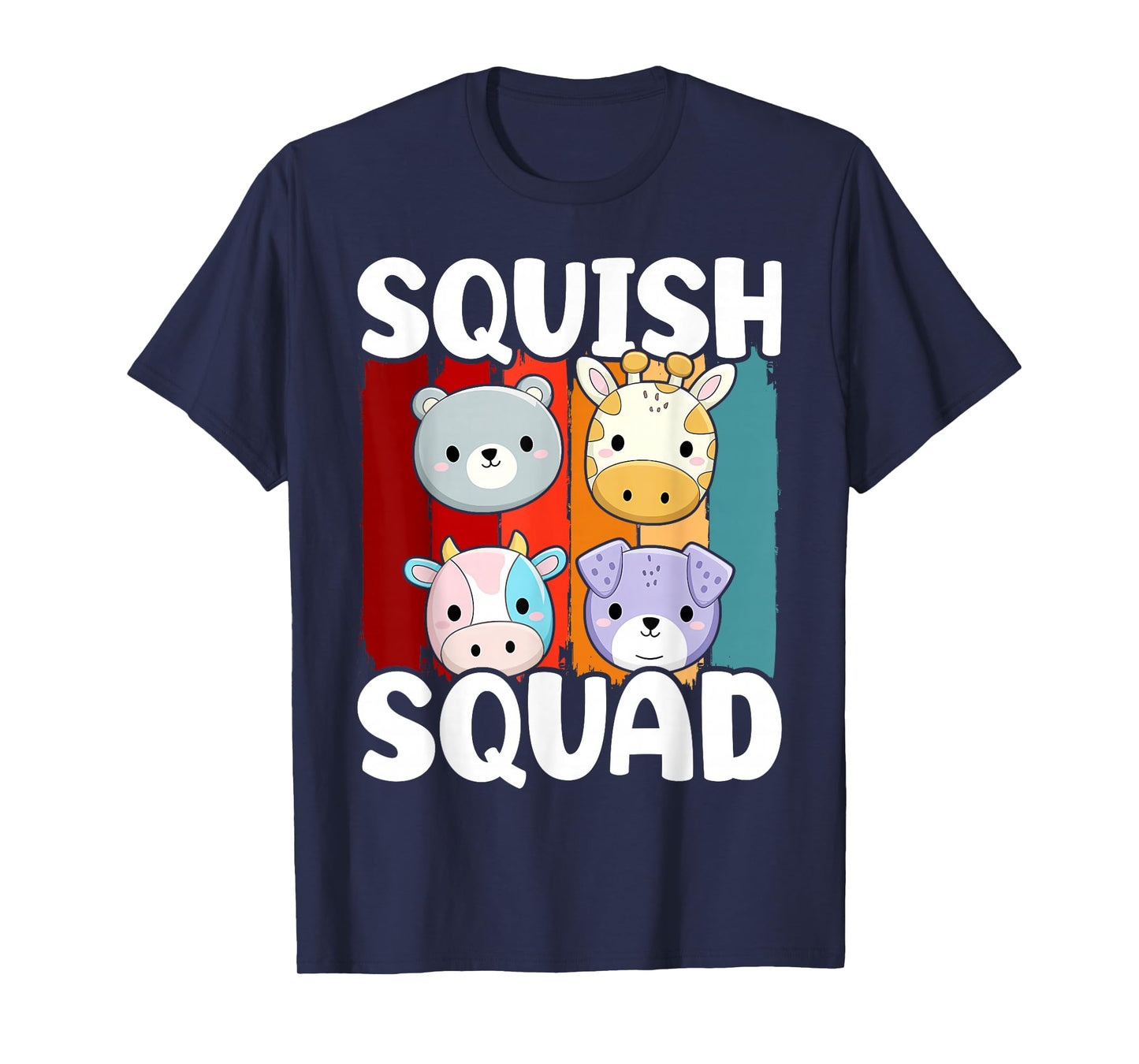 Squish Squad Stuffed Animal Mallow Plush Collector Soft T-Shirt