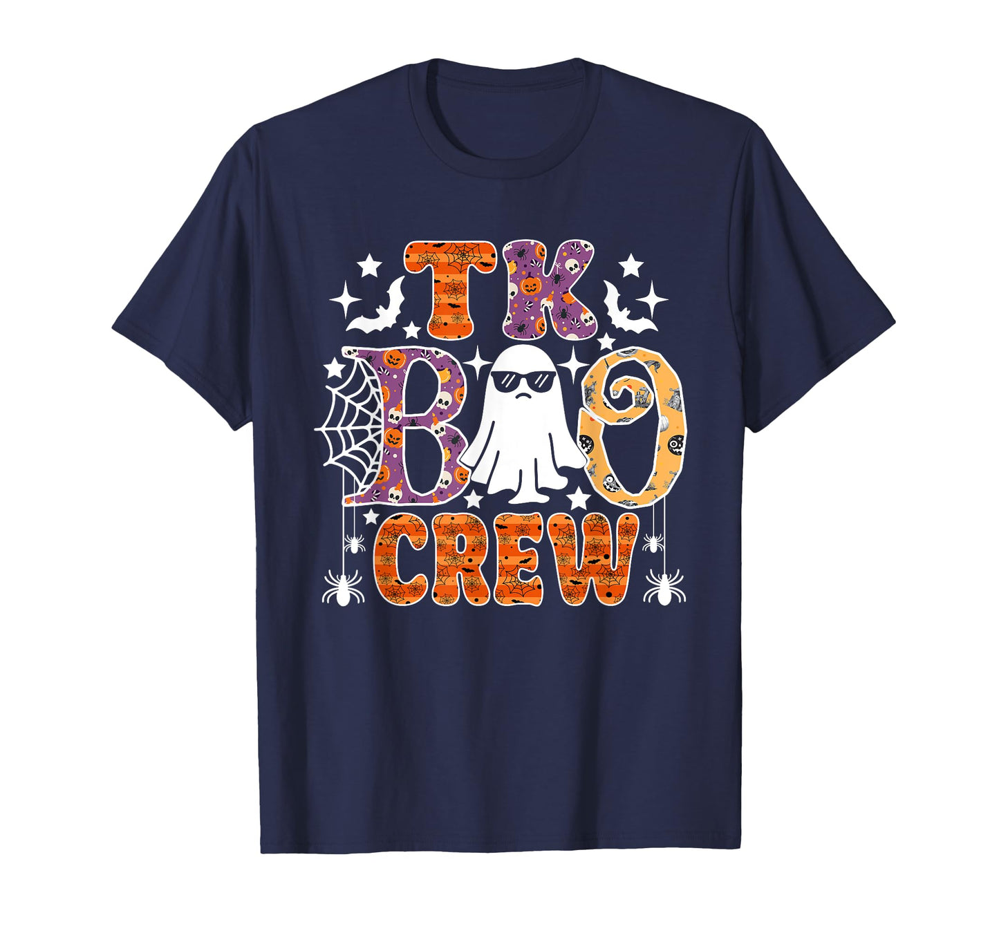 TK Boo Crew Funny Ghost Halloween Teachers Students T-Shirt