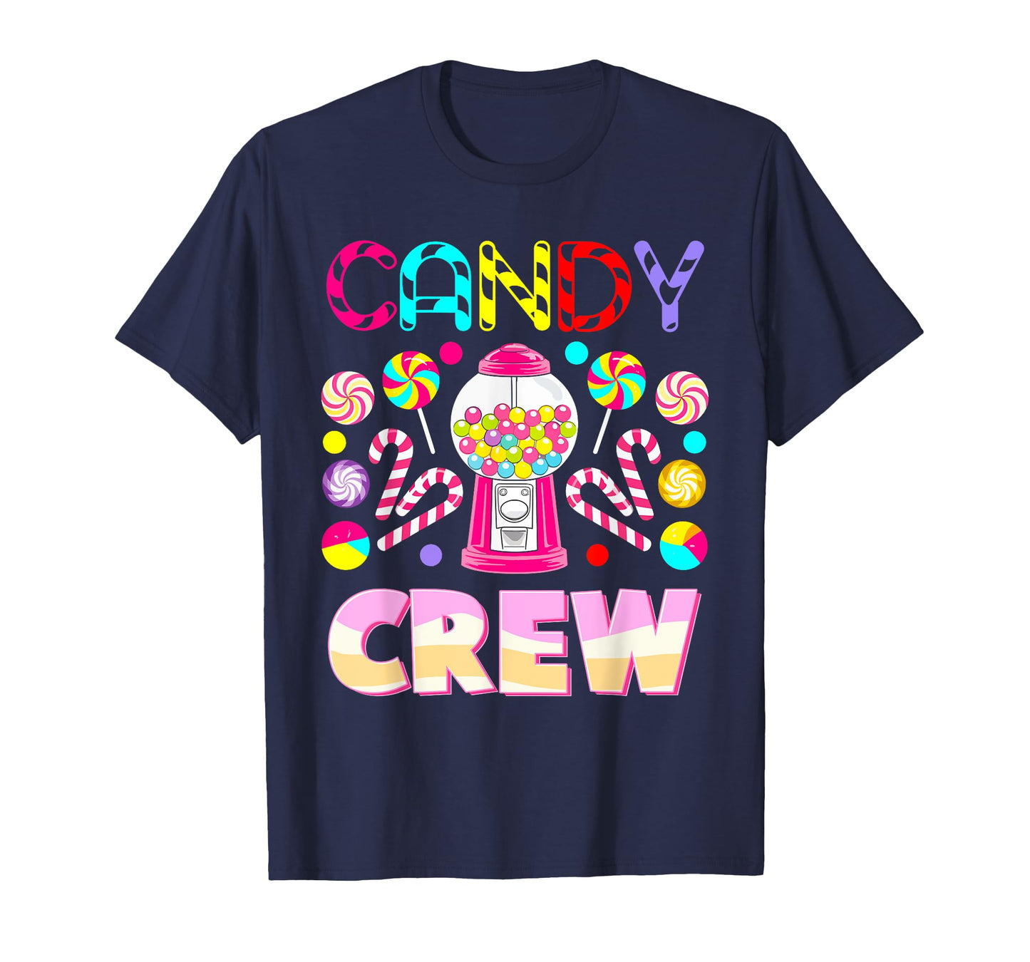 Funny Cute Candy Land Candy Crew Party Halloween Costumes T-Shirt