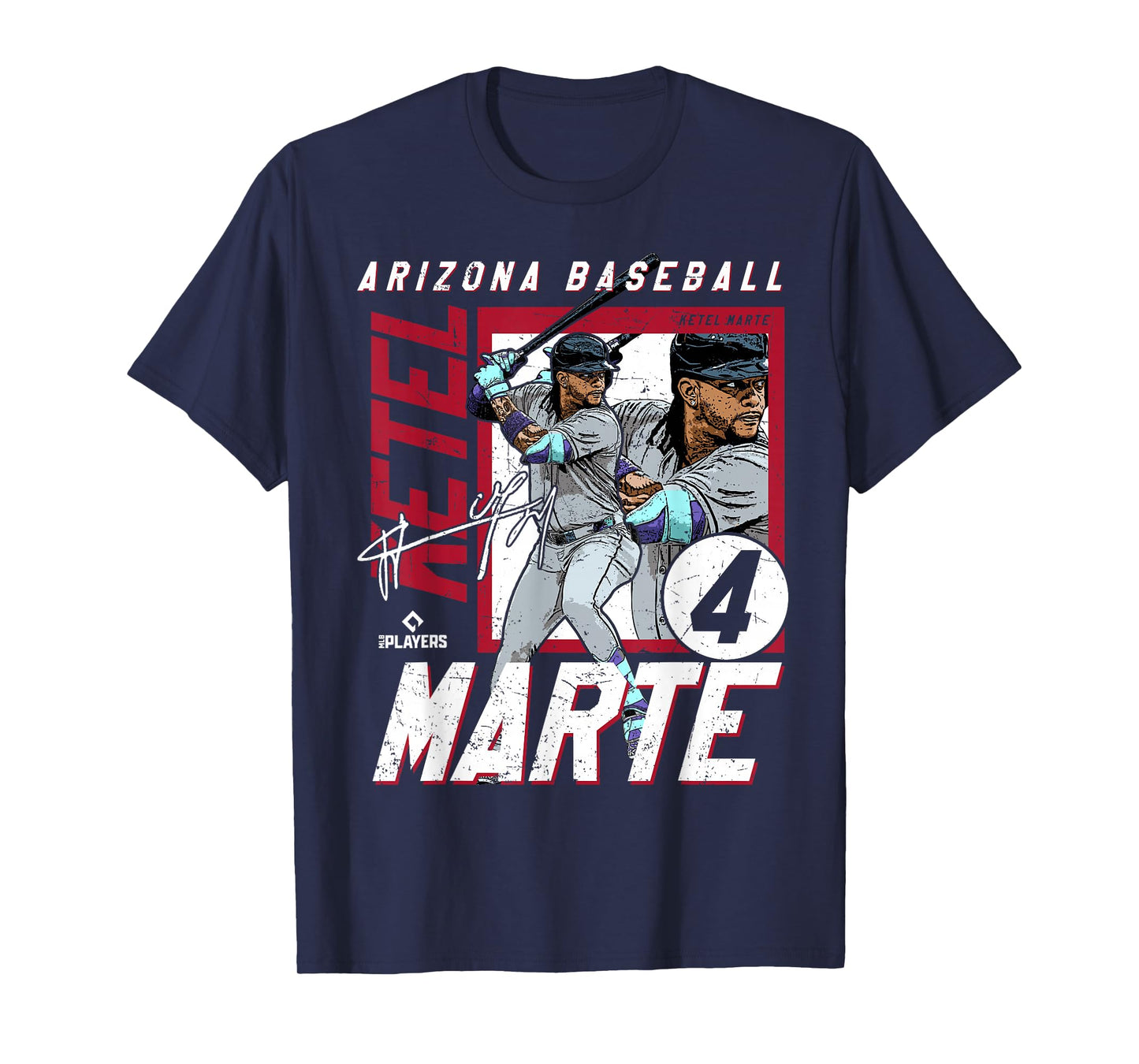 Ketel Marte | Arizona MLB Baseball Players| MLBKMA204M T-Shirt