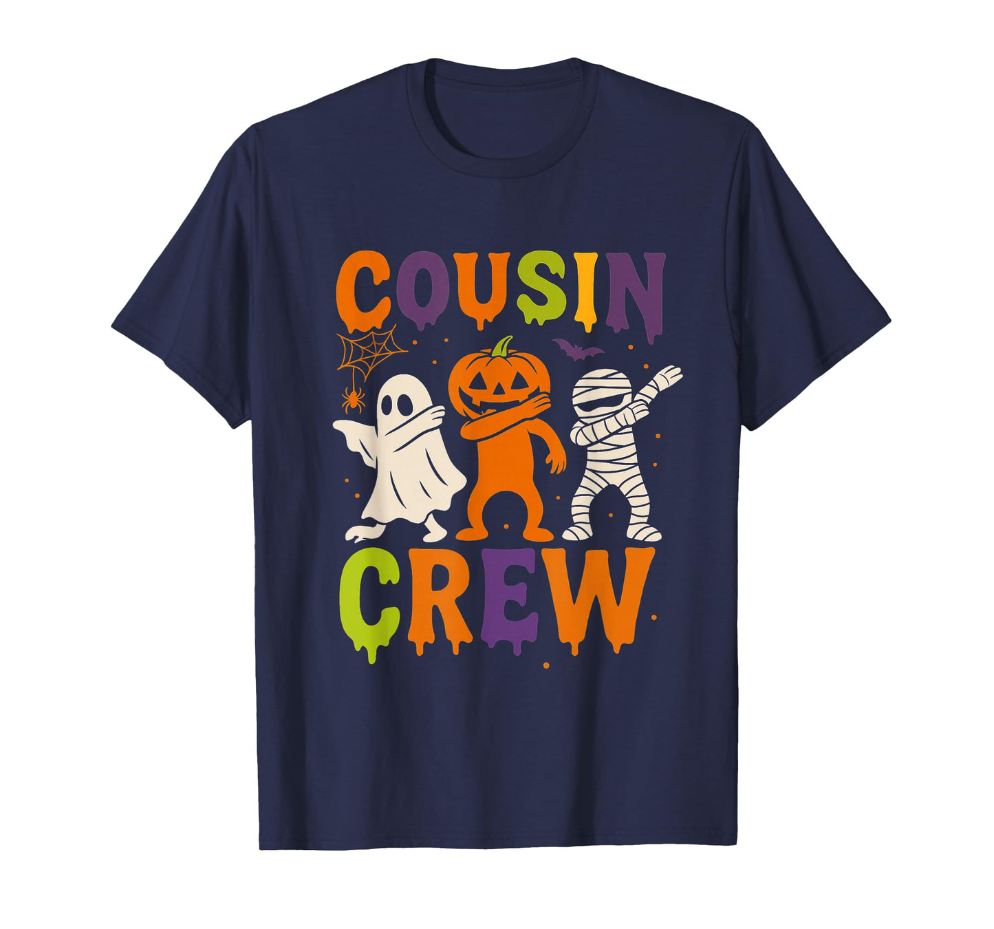 Halloween Cousin Crew 2025 Kids Matching Cousins Spooky T-Shirt