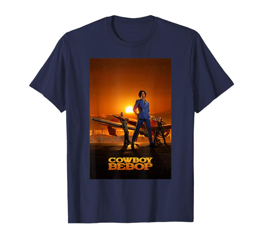 Cowboy Bebop Sunset Group Poster T-Shirt