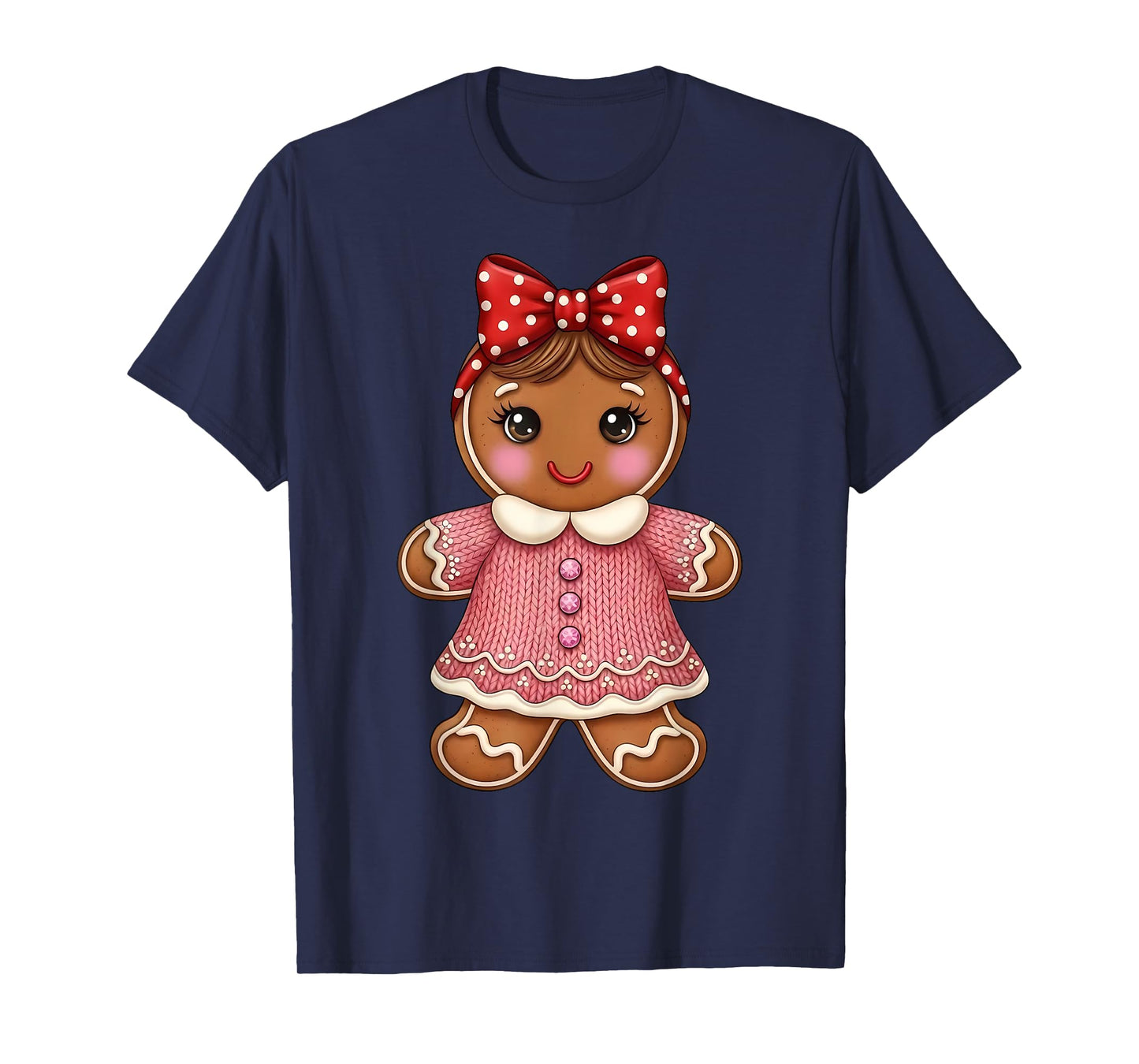 Gingerbread for Women Mens Kids Boys Christmas T-Shirt