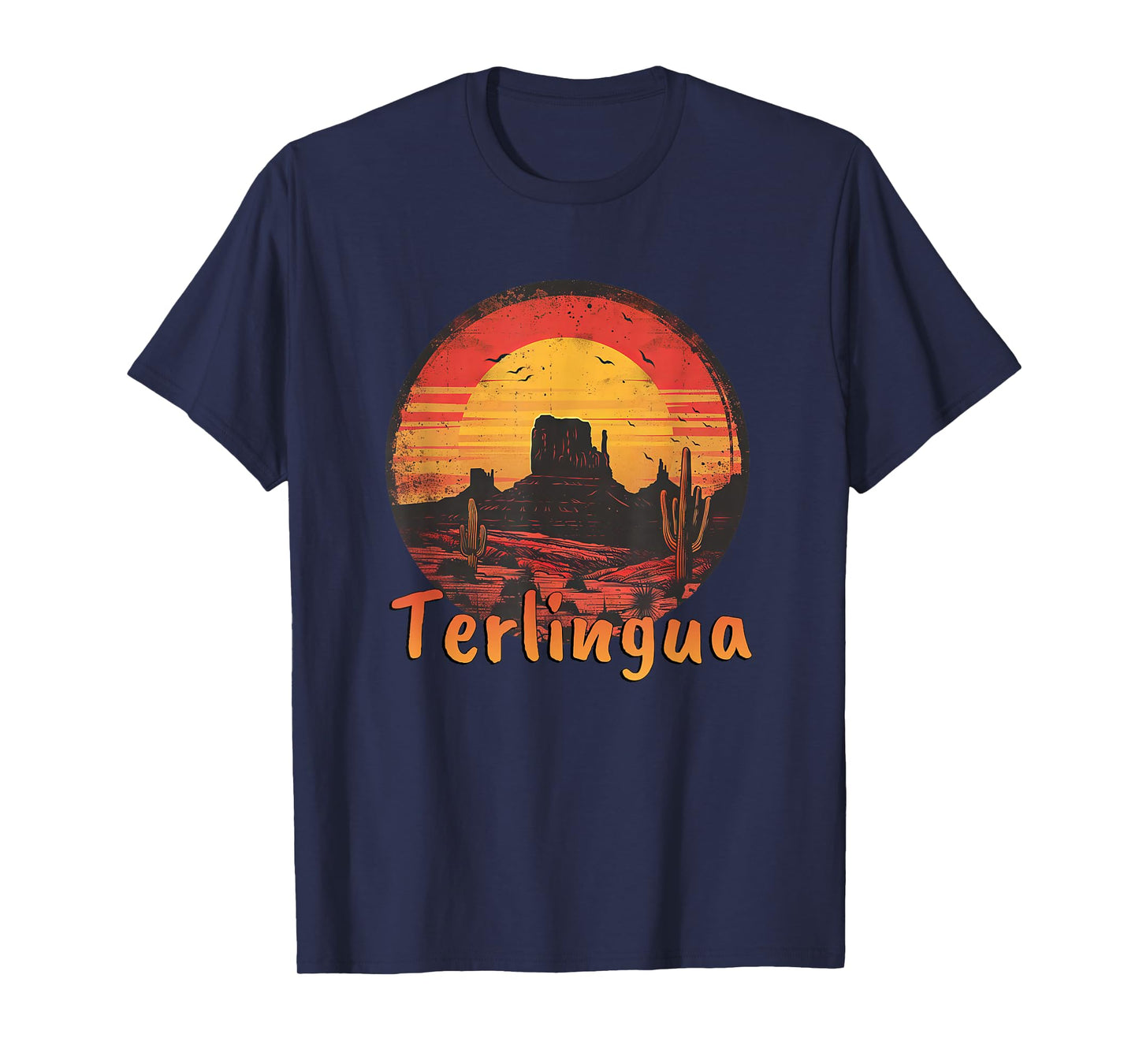 Terlingua Texas Desert Sunset Design T-Shirt