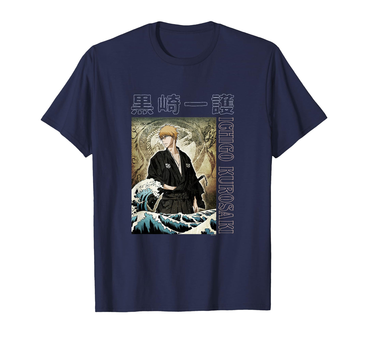 Bleach Ichigo with Waves Anime T-Shirt