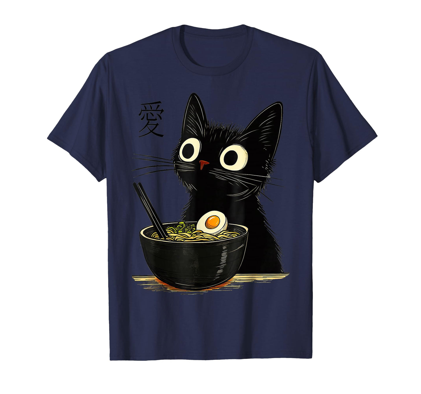 Cat Ramen Japanese, Kawaii Anime Noddles Cat T-Shirt