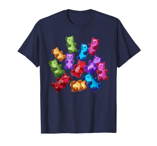 Funny Gummy Bear Design for Men Women Kids Gummy Bear Lover T-Shirt