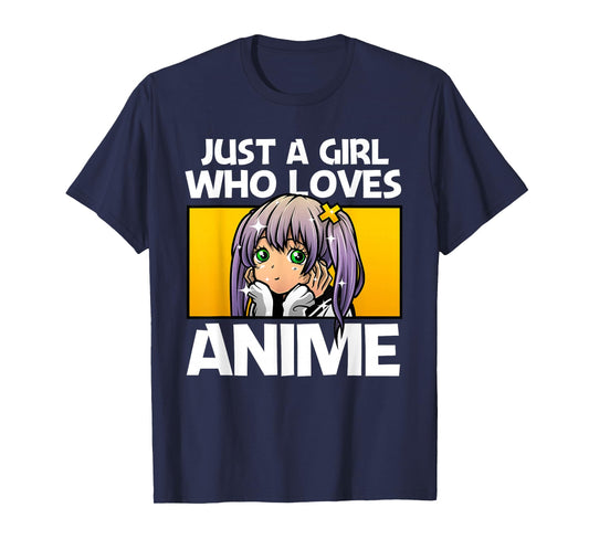 Anime Gift for Teen Girls Women Anime Merch Anime Lover Girl T-Shirt