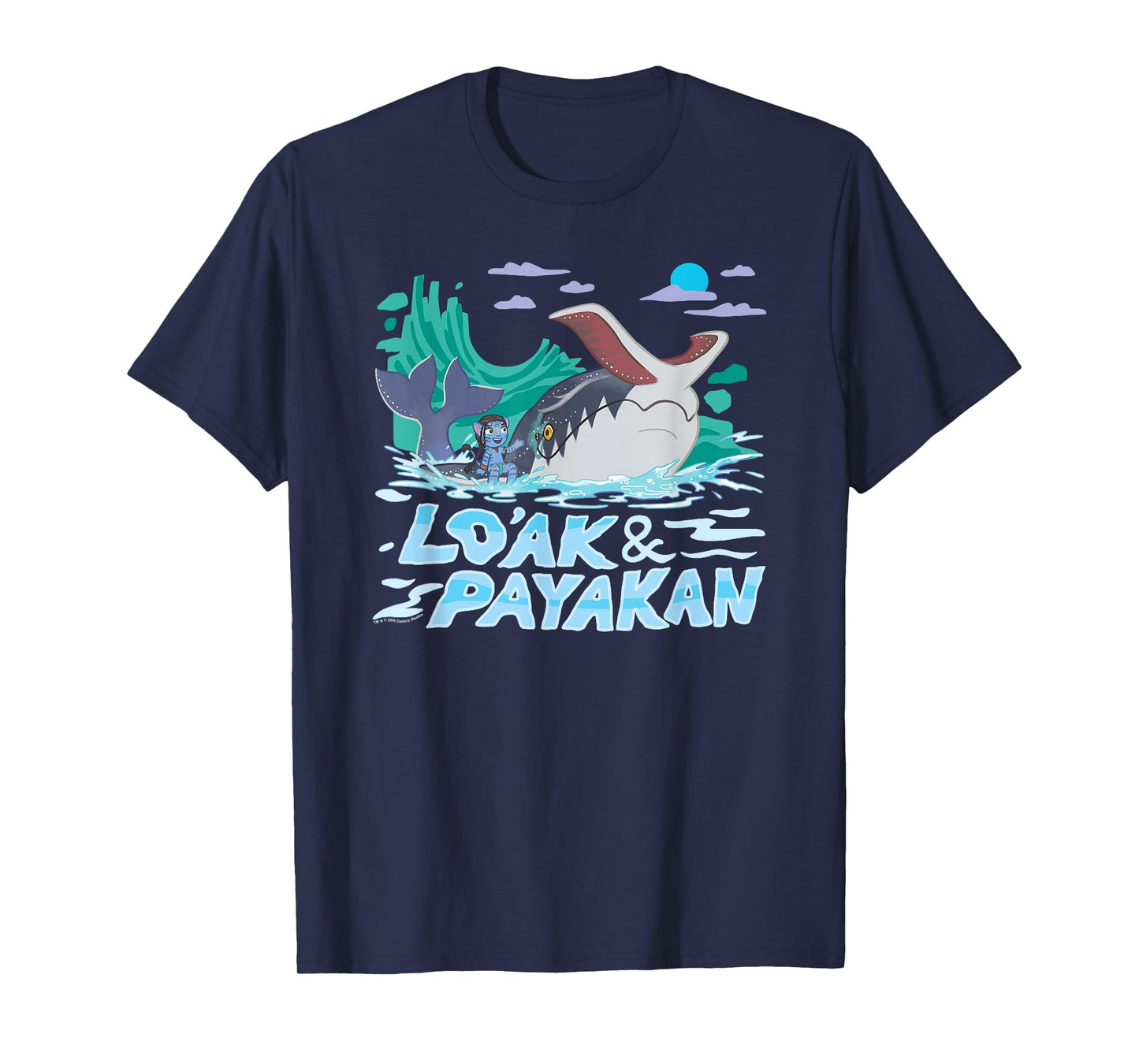 Avatar: The Way Of Water Lo'ak & Payakan Best Friends Logo T-Shirt