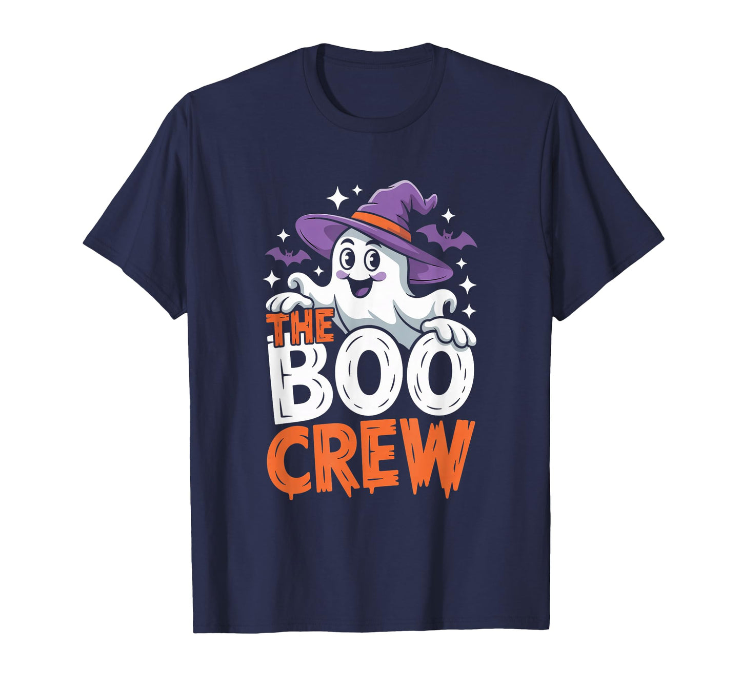 The Boo Crew Ghost Funny Spooky Group Design T-Shirt