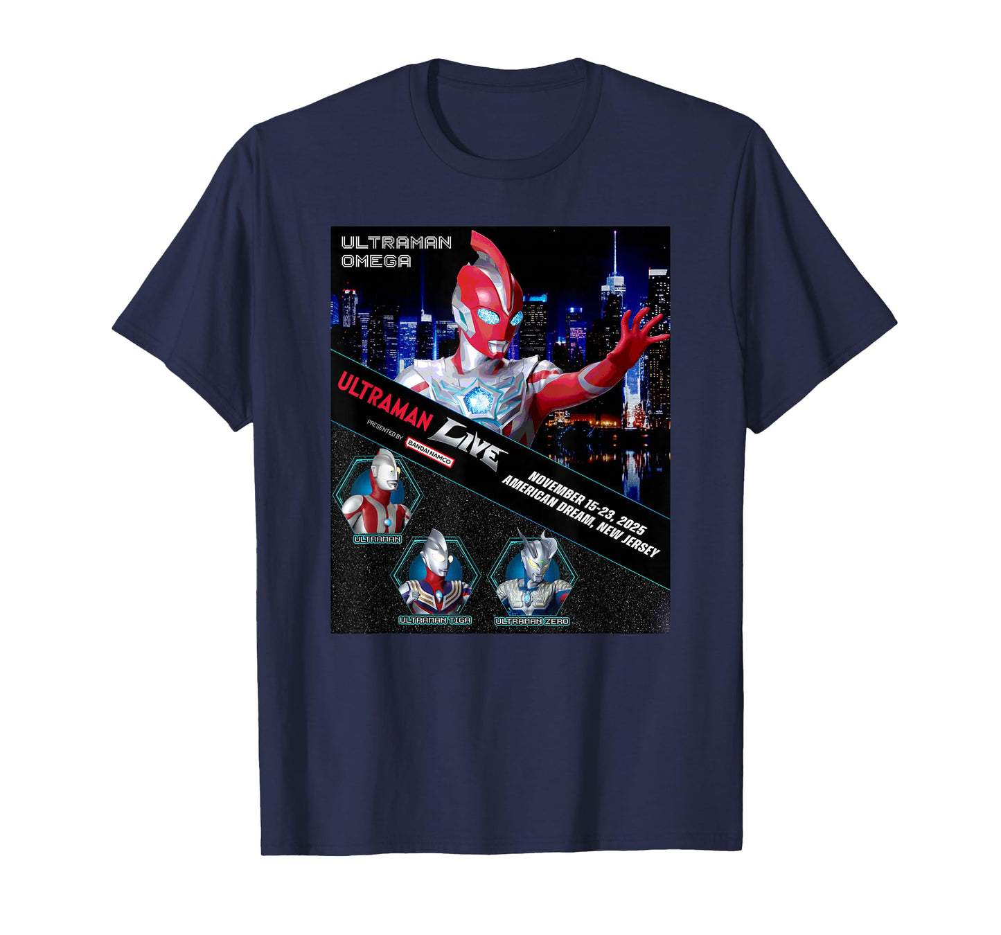 Ultraman Live 2025 T-Shirt - Ultra Heroes T-Shirt
