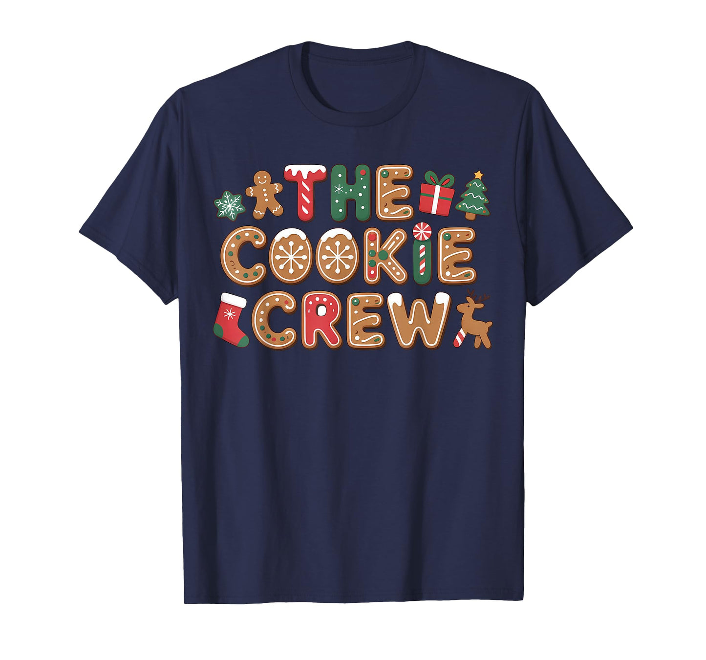 The Cookie Crew Christmas Baking Cookie Lover Kids Women T-Shirt