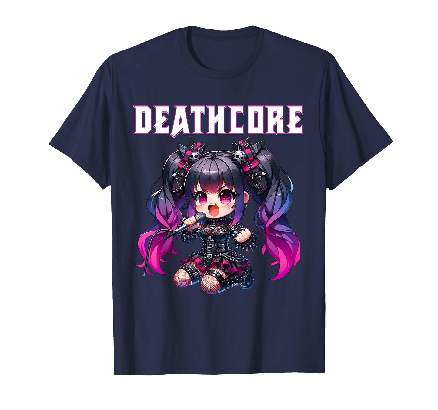 Deathcore Music Anime Girl T-Shirt