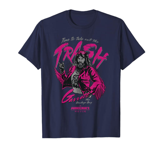 A Minecraft Movie Time To Take Out The Trash Garret Portrait T-Shirt