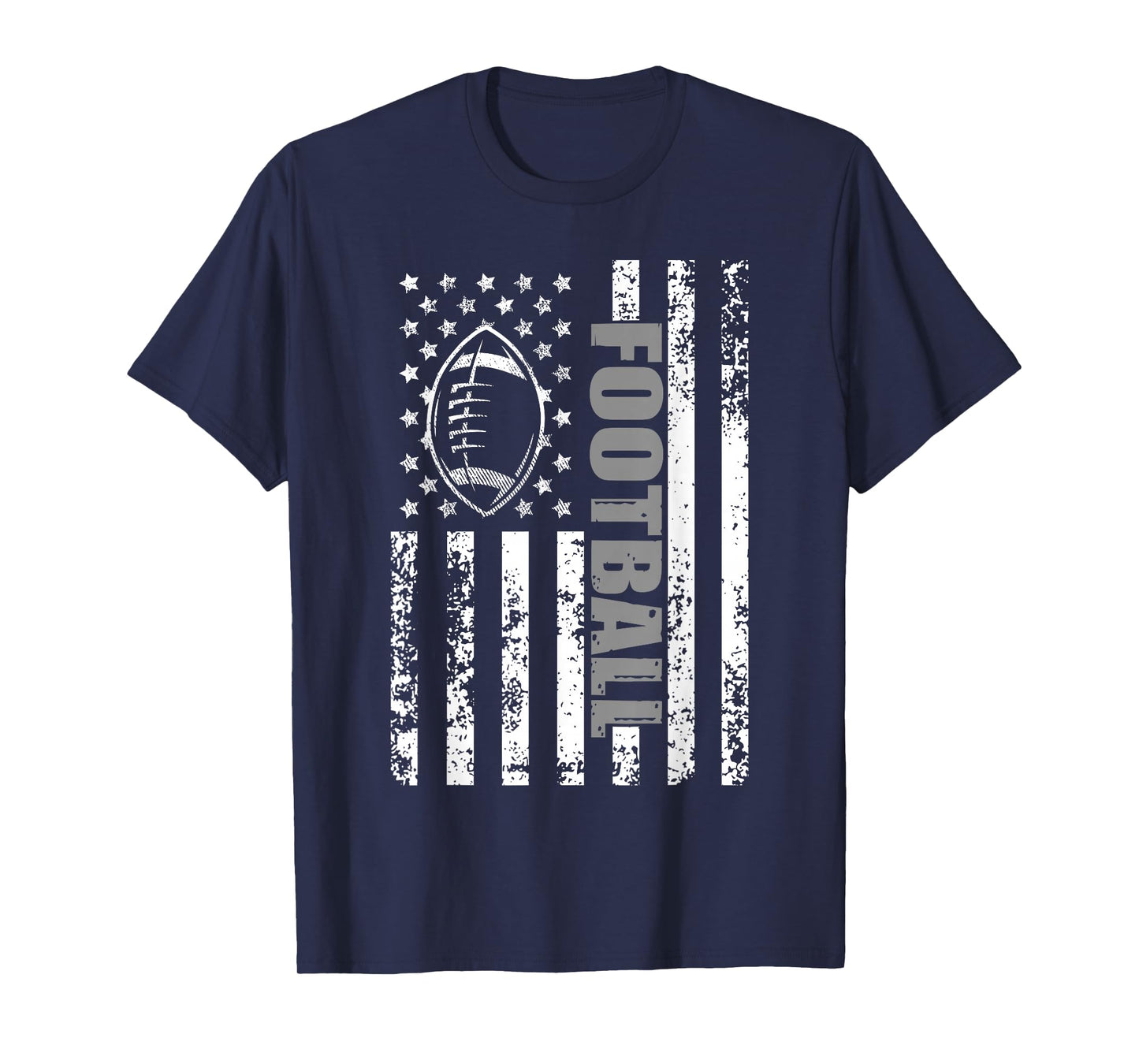 American Flag football Patriotic football T-Shirt