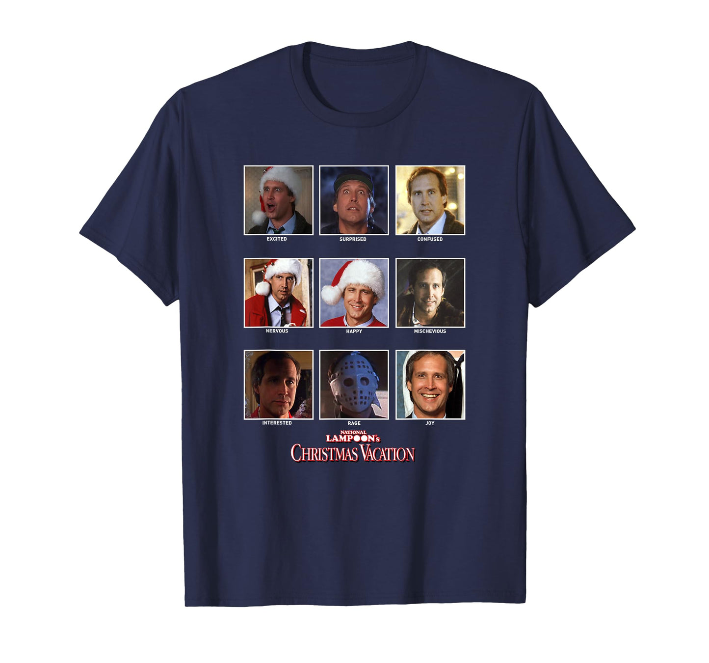 National Lampoon's Christmas Vacation Clark Panels T-Shirt