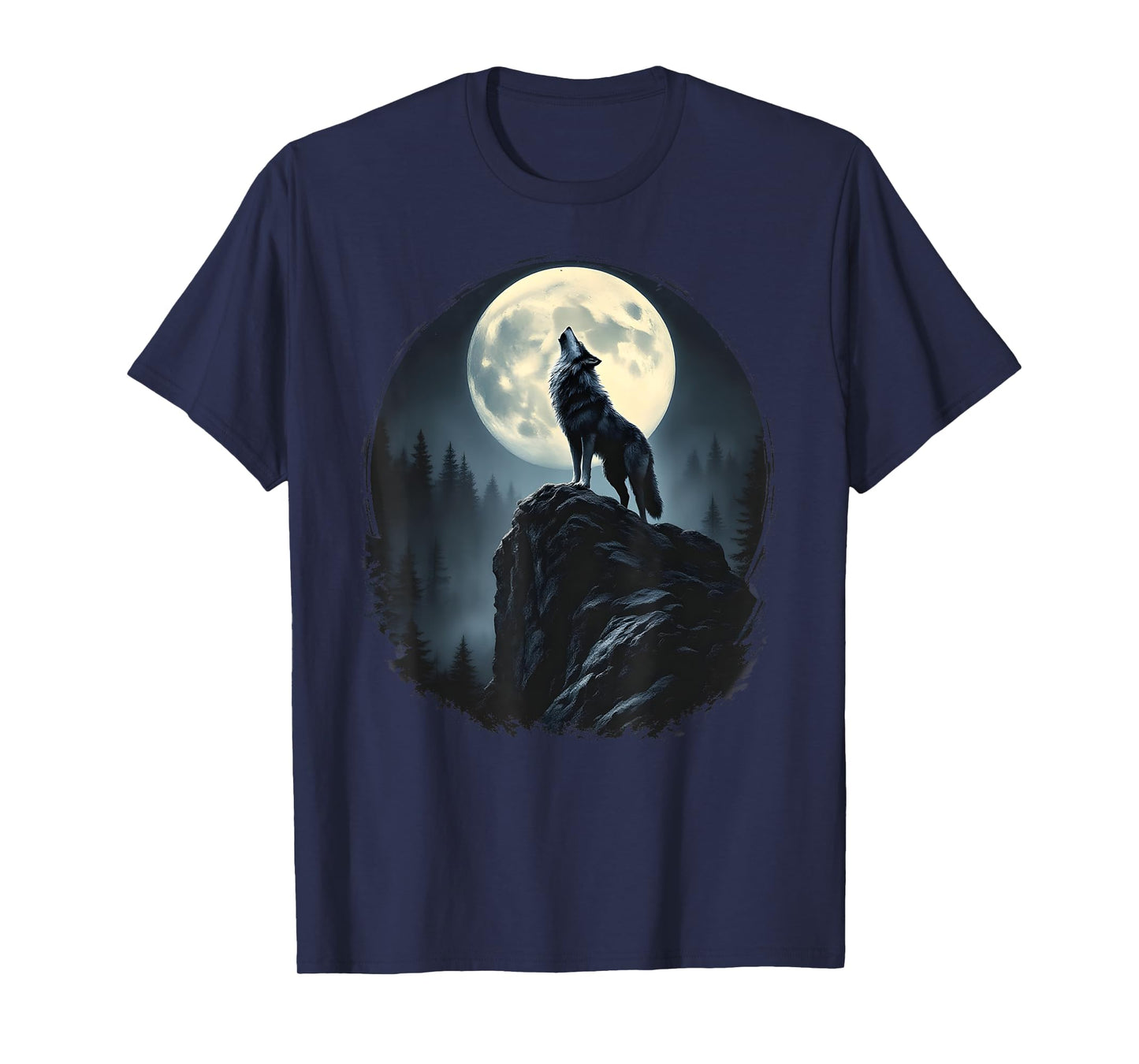 Wolf Forest Moon T-Shirt