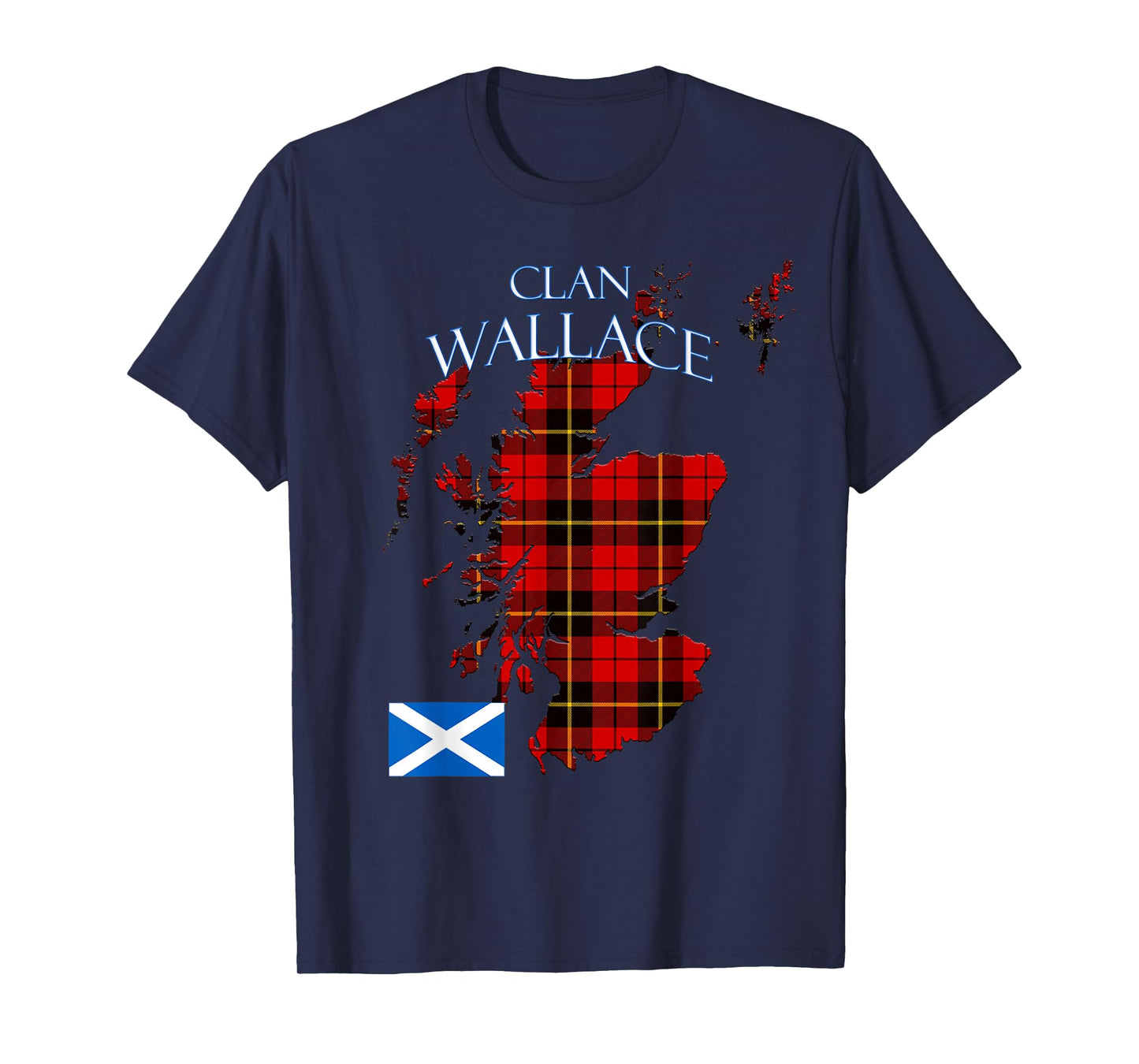 Wallace Scottish Clan Tartan Scotland T-Shirt