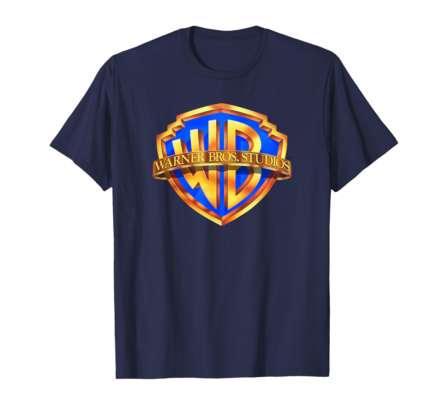 WB100 Warner Bros. Modern Classic Movie Studio Logo T-Shirt