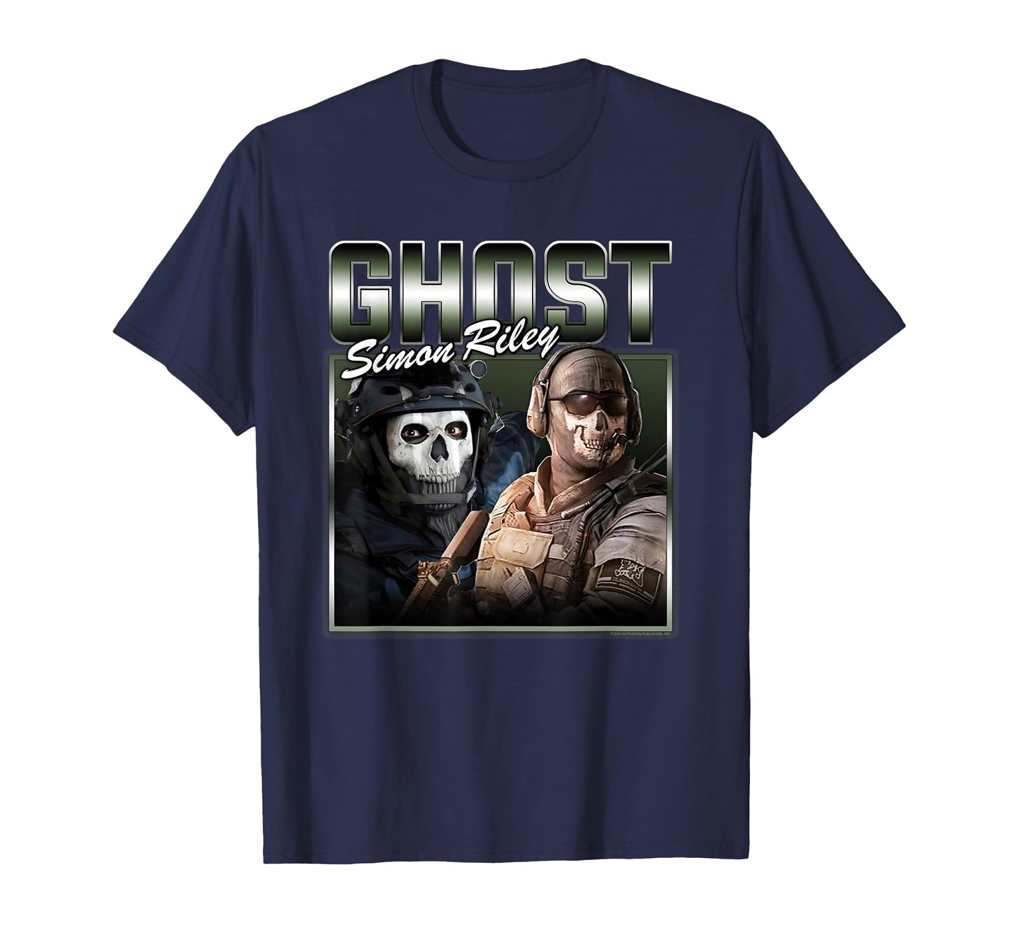 Call of Duty Ghost Simon Riley 90's Collage Video Game T-Shirt