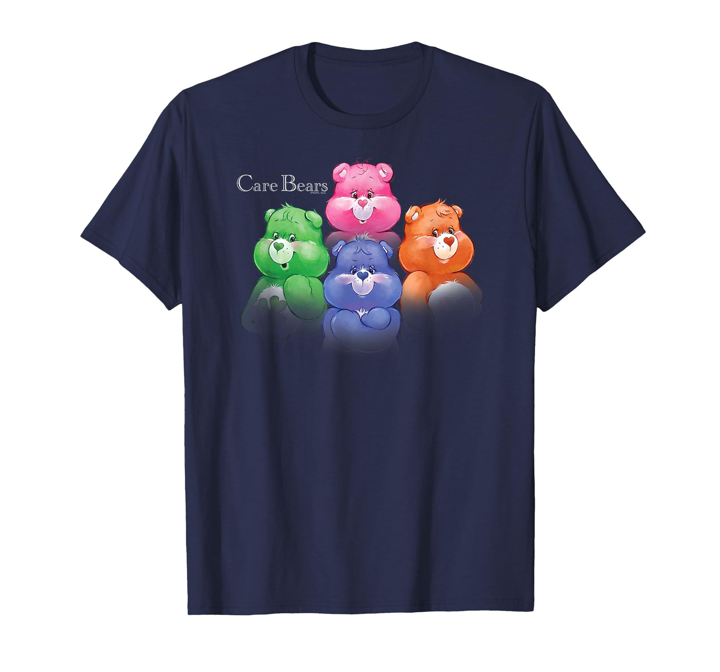 Care Bears Vintage Album Cover Rock Band Cartoon T-Shirt