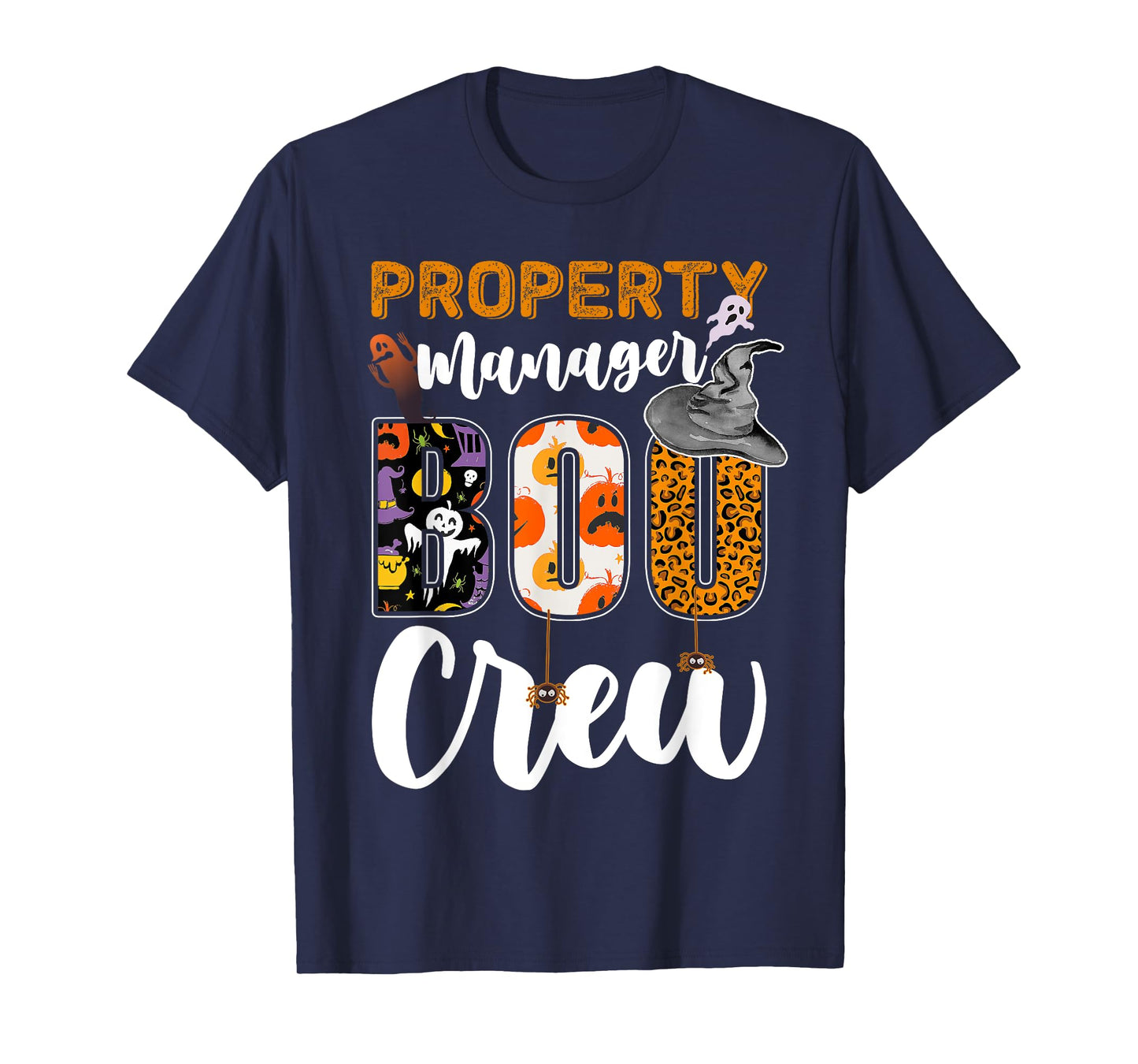 Property Manager Boo Crew Halloween Matching T-Shirt