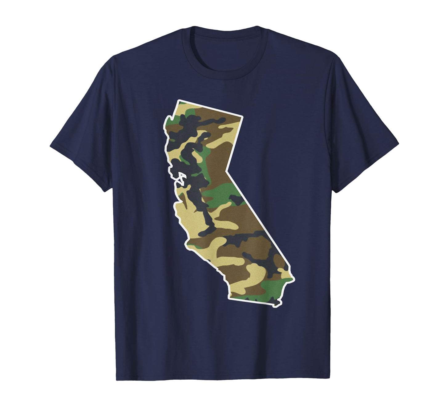 Cali Camo California Pride State Map Shirt