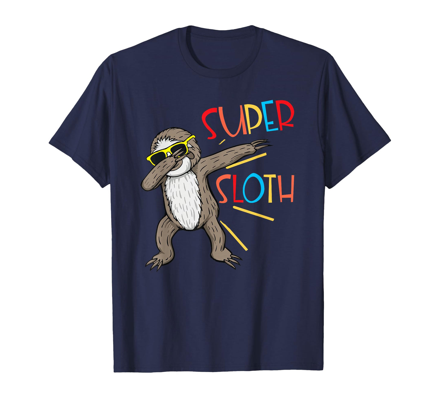 Funny Super Sloth Superhero Dabbing Dance Move Dab for Kids T-Shirt