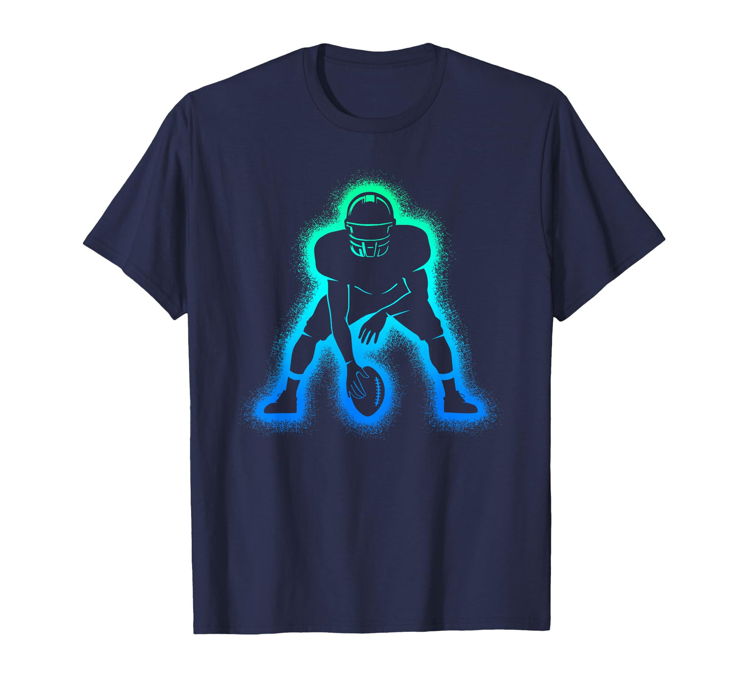 American Football Player Men Boys Football T-Shirt