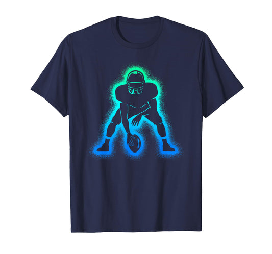 American Football Player Men Boys Football T-Shirt