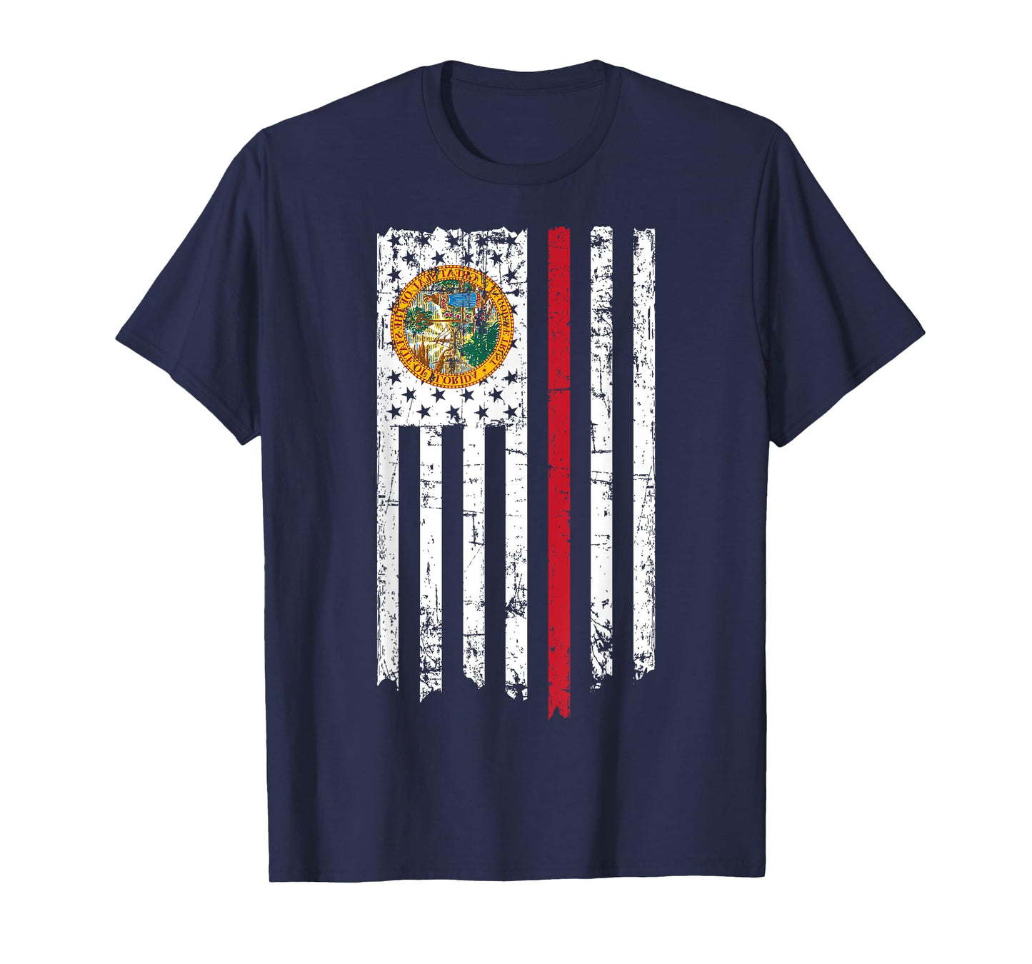 Florida American Flag T-Shirt T-Shirt
