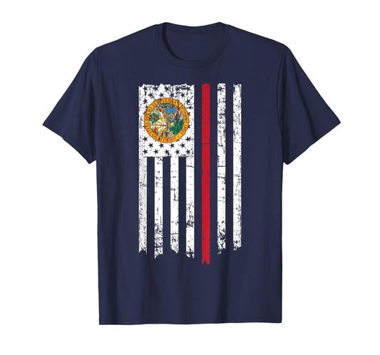 Florida American Flag T-Shirt T-Shirt