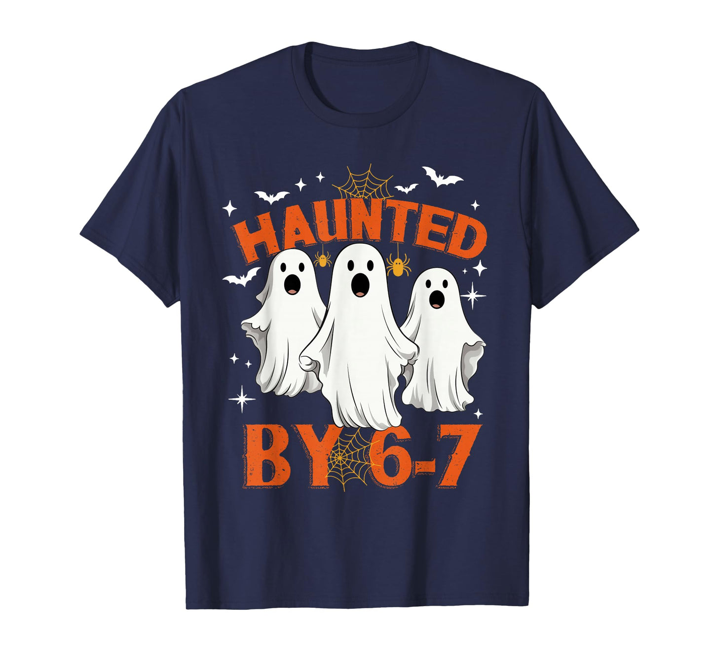 Haunted by 6 7 Six Seven 67 Meme Halloween Costume T-Shirt