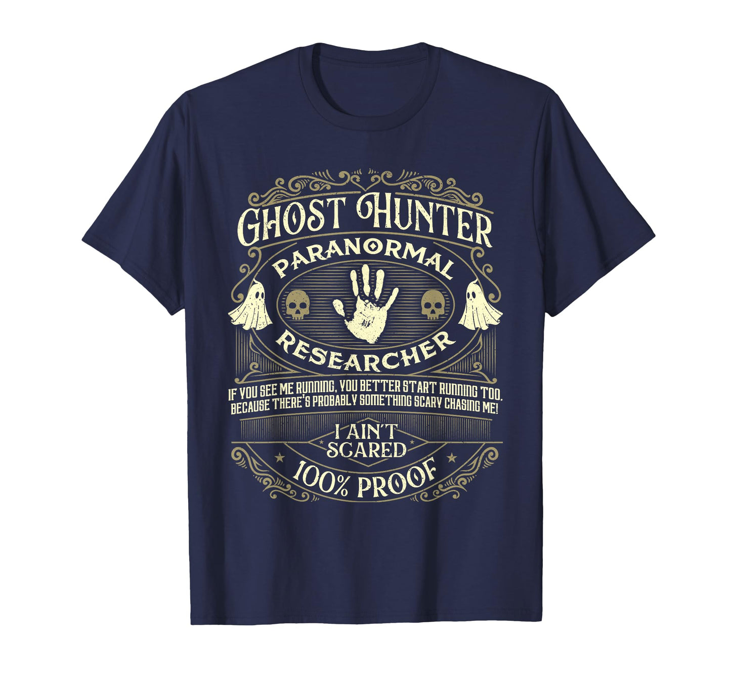 Ghost Hunter - Ghost Hunting Halloween Paranormal Activity T-Shirt