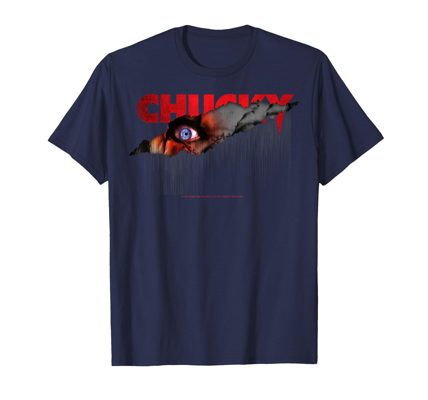 Chucky Shining Blue Eyeball Horror T-Shirt