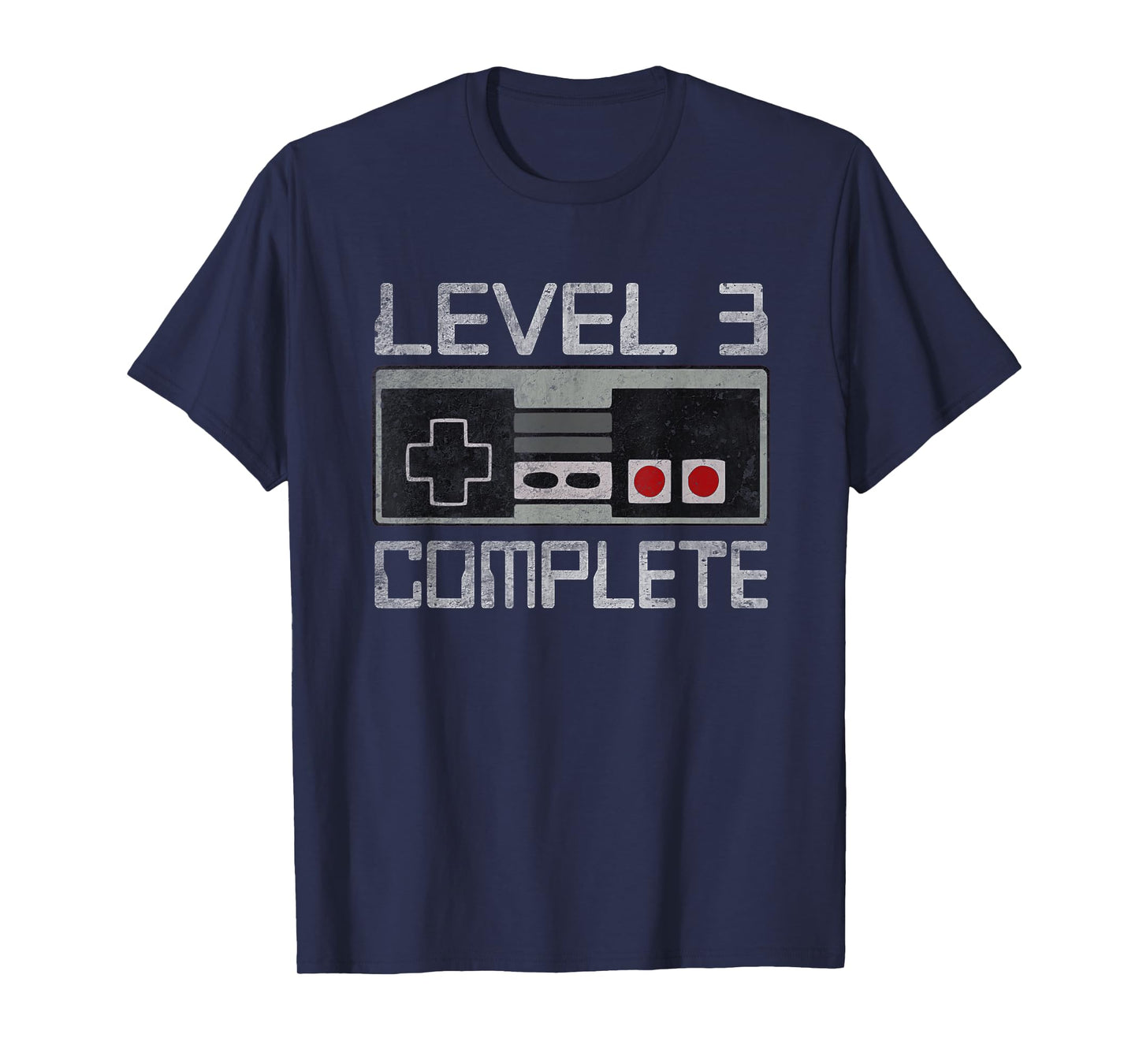 Level 3 Complete 3 Year 3rd Wedding Anniversary For Him Her T-Shirt