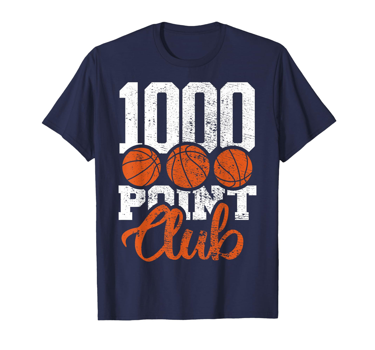 1000 Points Basketball Club Scorer Squad Basketball Player T-Shirt
