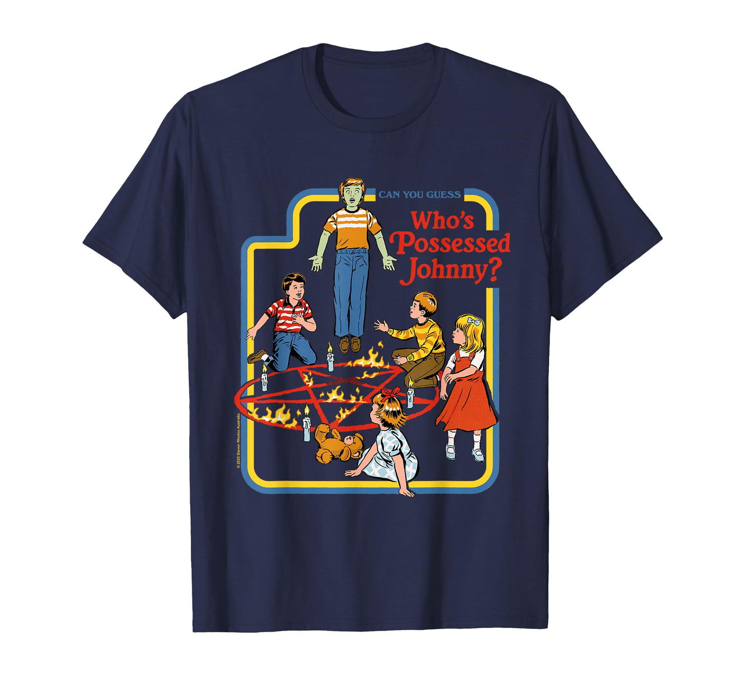Possessed Johnny Sarcastic Retro Vintage Funny Adult Humor T-Shirt
