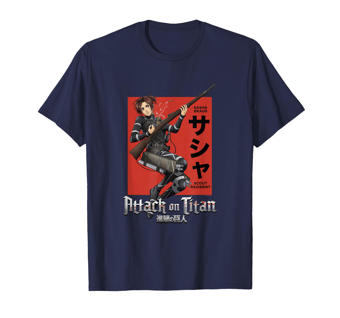 Attack on Titan Season 4 Sasha Loading Gun Anime T-Shirt