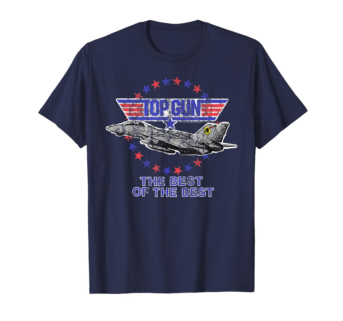 Top Gun The Best of The Best Jet with Logo Action Movie T-Shirt
