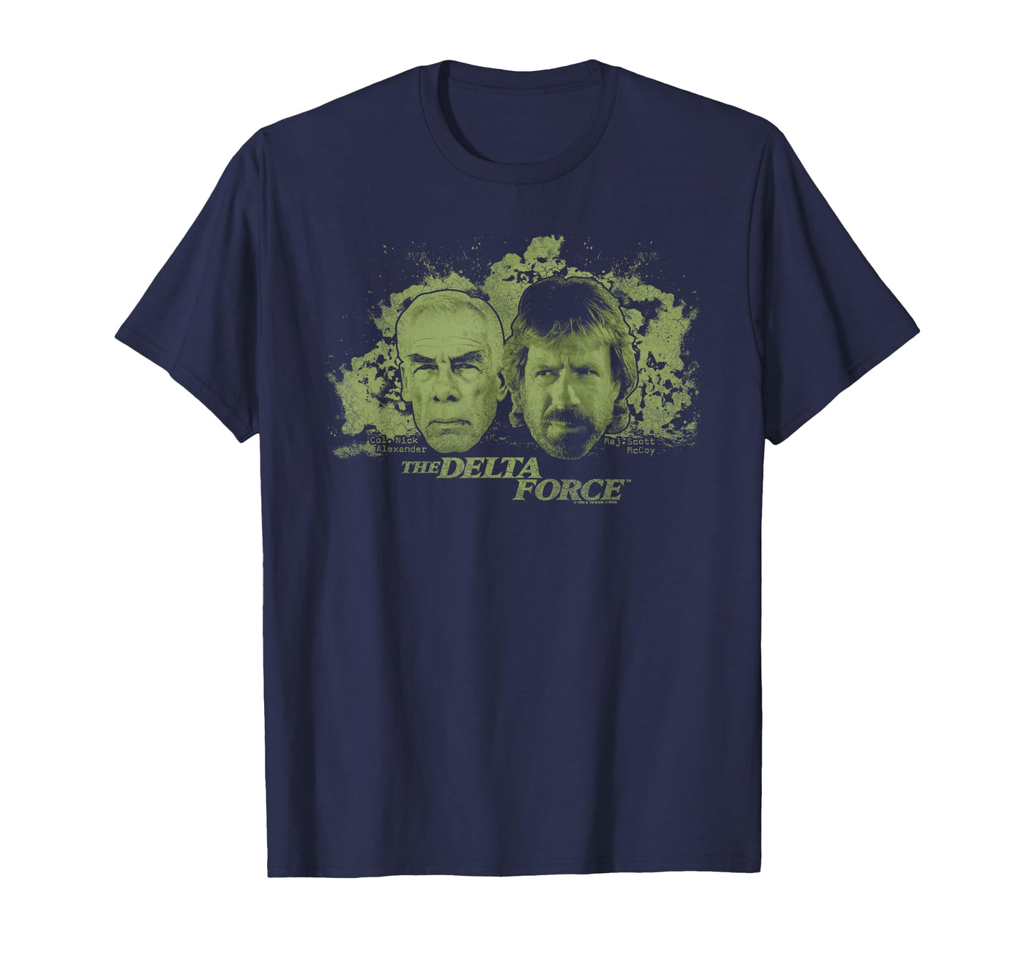 The Delta Force Black Cotton Polyester T-Shirt, Men's Unisex-Adults Regular Fit Crew Neck Short Sleeve, Small, Classic Themed T-Shirt