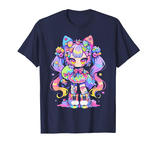 Kawaii Chibi Girl | Decora Fairy Kei Anime Manga Harajuku T-Shirt