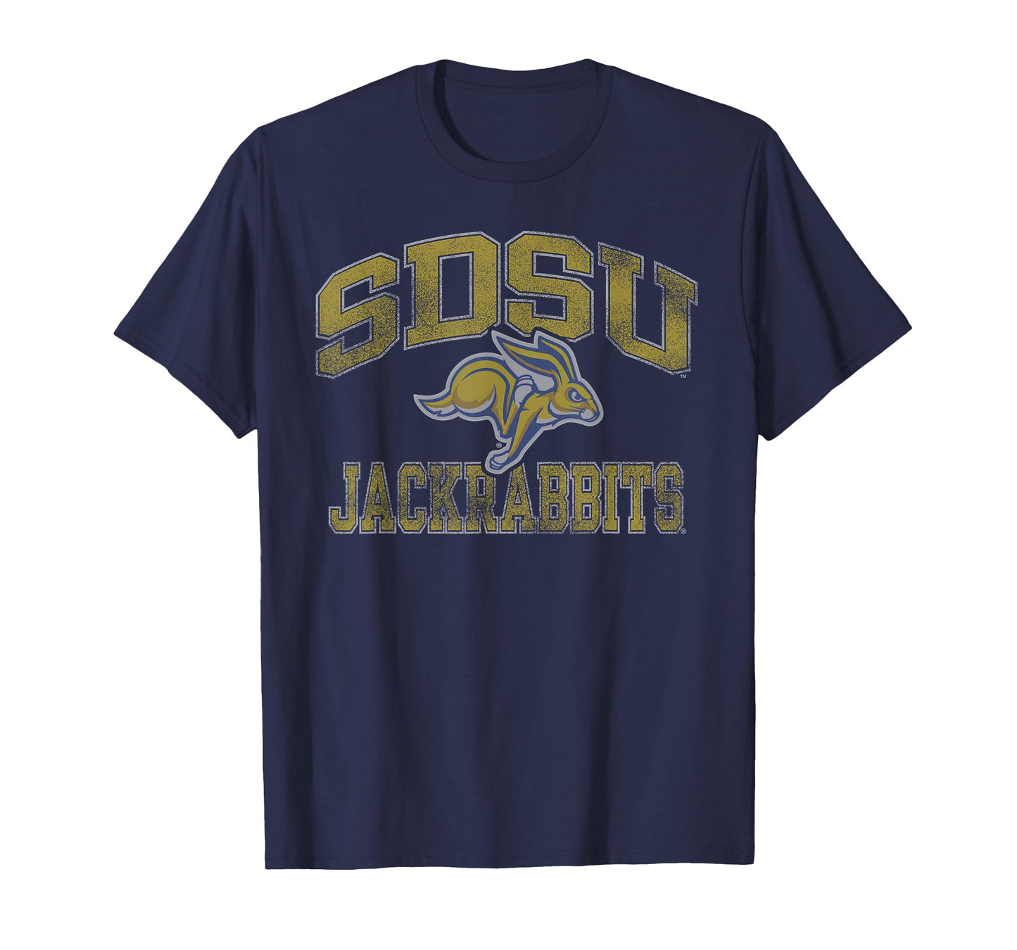 South Dakota State Jackrabbits Vintage Worn Royal Blue T-Shirt
