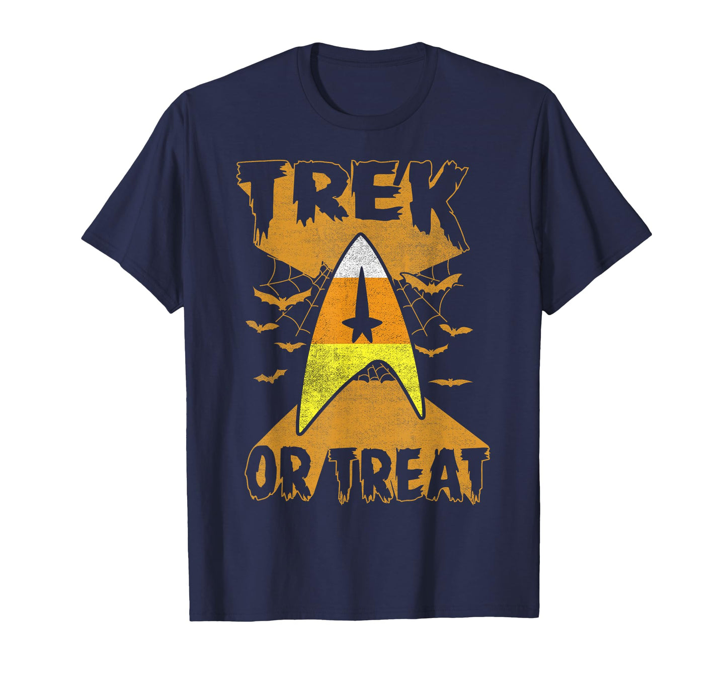 Star Trek Candy Corn Trek Or Treat Halloween T-Shirt