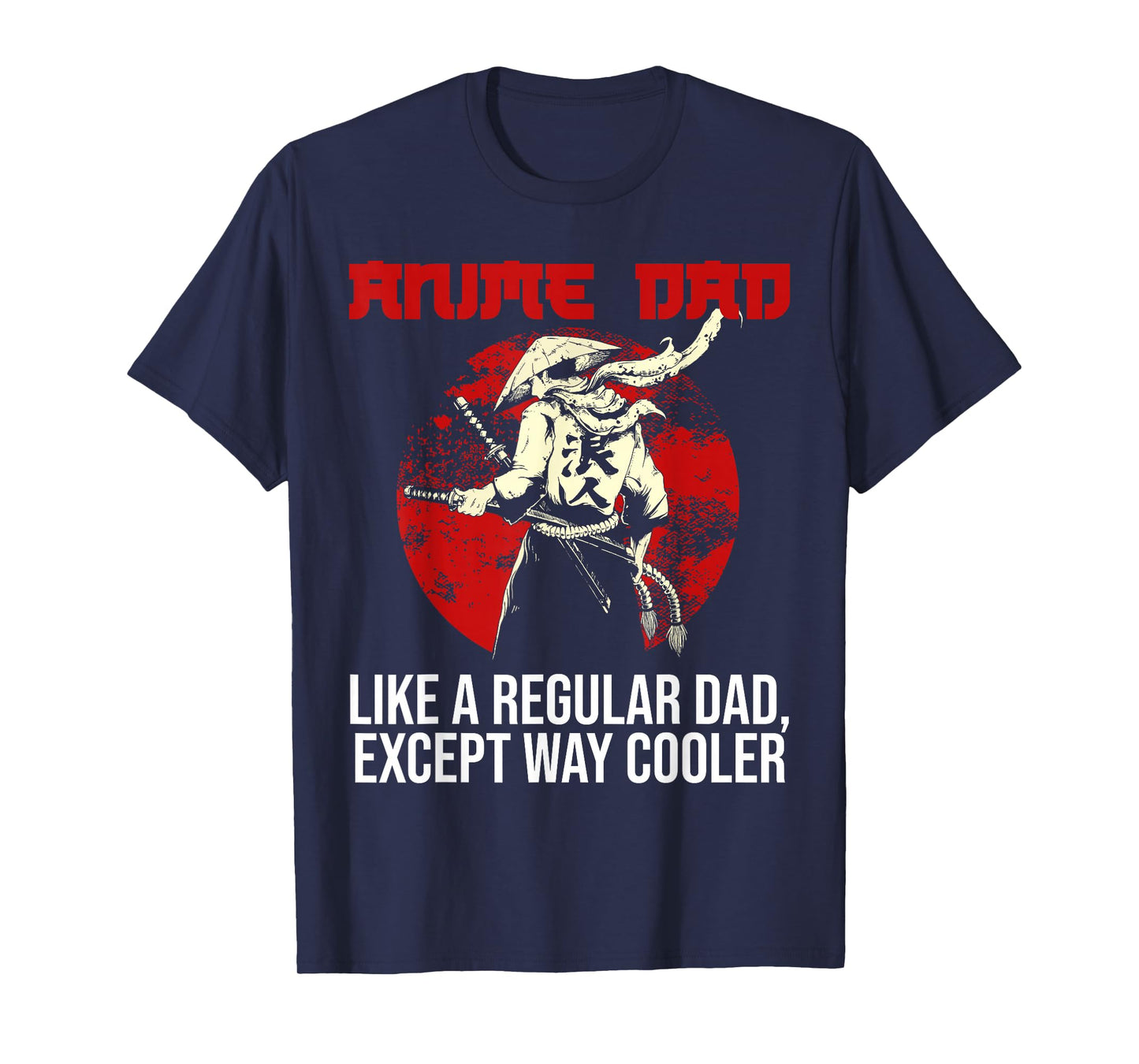Anime DAd Like A Regular Dad Except Way Cooler Noodles Anime T-Shirt, Black, Small