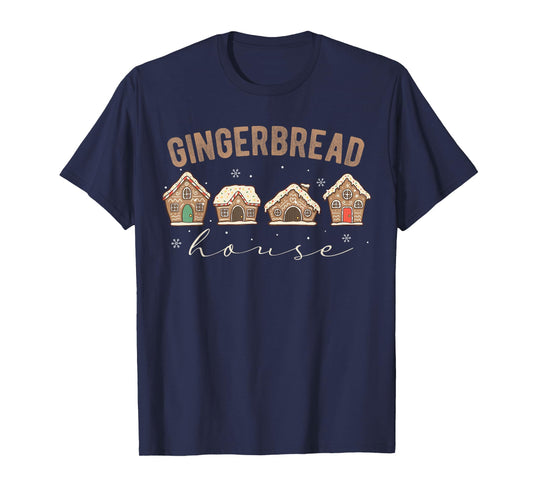 Christmas Gingerbread House Project Manager Xmas Clothing T-Shirt