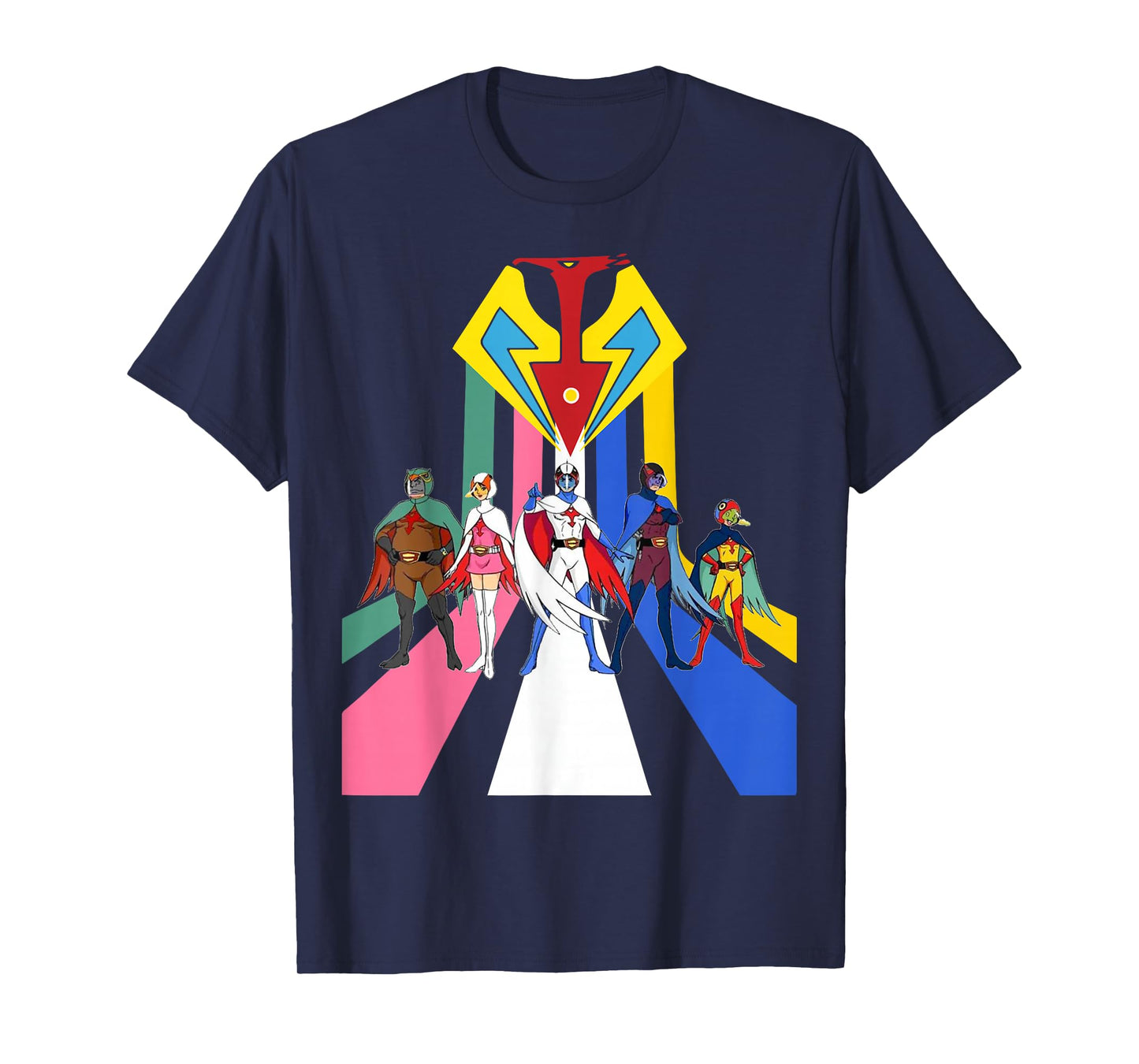 Gatachaman G Force, Battle for The Planets Retro Group T-Shirt